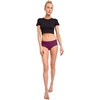 image:imageJockey Womens Underwear Cotton Stretch HipsterVintage Plum
