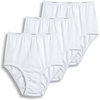 image:imageJockey Womens Underwear Plus Size 100 Cotton Classic Brief  3 PackWhite