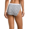 image:imageJockey Womens Underwear Plus Size 100 Cotton Classic French Cut  6 PackBlack Petals
