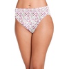 image:imageJockey Womens Underwear Plus Size 100 Cotton Elance French Cut  6 PackPressed Petals