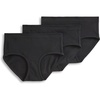 image:imageJockey Womens Underwear Cotton Stretch Hipster  3 PackBlack