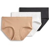 image:imageJockey Womens Underwear Cotton Stretch Hipster  3 PackLight Shadow