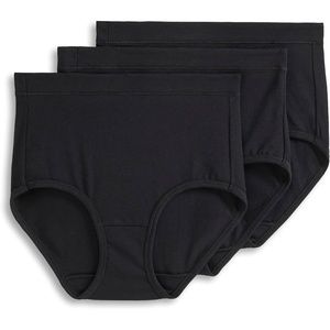image:imageJockey Womens Underwear Cotton Stretch Brief  3 PackBlack