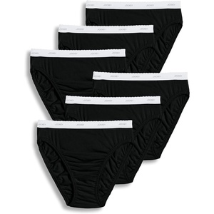 image:imageJockey Womens Underwear Plus Size 100 Cotton Classic French Cut  6 PackBlack