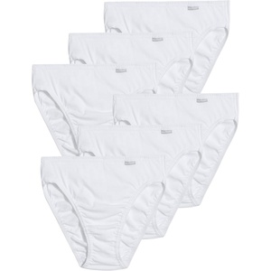 image:imageJockey Womens Underwear Plus Size 100 Cotton Elance French Cut  6 PackWhite