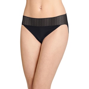 image:imageJockey Womens Underwear Soft Touch Lace Modal BikiniBlack