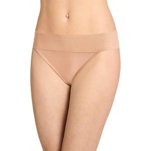image:imageJockey Womens Underwear Soft Touch Lace Modal ThongLight