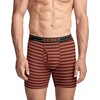 image:imageJockey Mens Underwear Lightweight Cotton Blend 7 Long Leg Boxer Brief  4 PackAshberry