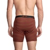 image:imageJockey Mens Underwear Lightweight Cotton Blend 7 Long Leg Boxer Brief  4 PackAshberry