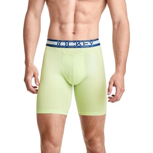 image:imageJockey Sport Mens Underwear Stability Pouch Microfiber 9 Long Leg Boxer BriefFresh Sprout