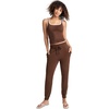 image:imageJockey Womens Loungewear Organic Cotton Stretch JoggerCoffee