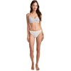 image:imageJockey Womens Underwear Organic Cotton Stretch Logo Thong  3 PackWinter Floral