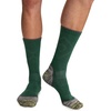image:imageJockey Mens Socks Mens Performance Crew Boot Socks  3 PackGreen Symphony