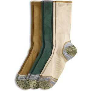 image:imageJockey Mens Socks Mens Performance Crew Boot Socks  3 PackGreen Symphony
