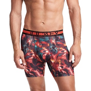 image:imageJockey Mens Underwear Mens Boxer Briefs With Pouch Sport Stability Microfiber 6 Boxer BriefCampfire Glow