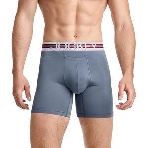image:imageJockey Mens Underwear Mens Boxer Briefs With Pouch Sport Stability Microfiber 6 Boxer BriefIron Grey