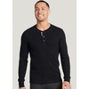 image:imageJockey Mens Baselayer Long Sleeve Waffle HenleyBlack