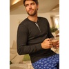 image:imageJockey Mens Baselayer Long Sleeve Waffle HenleyBlack