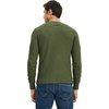 image:imageJockey Mens Baselayer Long Sleeve Waffle HenleyMilitary Green Heather Out