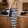 image:imageJockey Womens Activewear Cotton Stretch Tank Dress with Builtin BraBalanced Stripe
