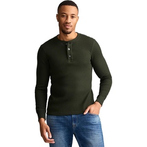 image:imageJockey Mens Baselayer Long Sleeve Waffle HenleyMire Green