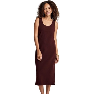 image:imageJockey Womens Activewear Cotton Stretch Tank Dress with Builtin BraCurrant
