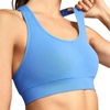 image:imageJockey Womens Bra Seamfree Mid Impact Sports BraCrisp Blue