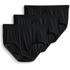 image:imageJockey Womens Underwear 100 Cotton Elance Breathe Brief  3 PackBlack