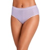 image:imageJockey Womens Underwear 100 Cotton Elance Breathe Brief  3 PackCoral MistPier GeoPurple Amethyst