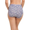 image:imageJockey Womens Underwear 100 Cotton Elance Breathe Brief  3 PackSandy ShimmerFloral Frayed HydrangeaPurple Haze