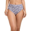 image:imageJockey Womens Underwear 100 Cotton Elance Breathe Brief  3 PackSandy ShimmerFloral Frayed HydrangeaPurple Haze