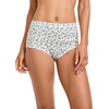 image:imageJockey Womens Underwear 100 Cotton Elance Breathe Brief  3 PackTeal Flower Mix