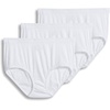 image:imageJockey Womens Underwear 100 Cotton Elance Breathe Brief  3 PackWhite