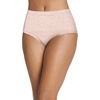 image:imageJockey Womens Underwear 100 Cotton Elance Breathe Brief  3 PackWhiteSeashell RoseNeutral Rose Horizon