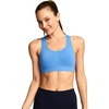image:imageJockey Womens Bra Seamfree Mid Impact Sports BraCrisp Blue