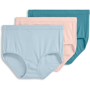 image:imageJockey Womens Underwear 100 Cotton Elance Breathe Brief  3 PackBlushcove