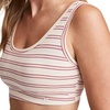 image:imageJockey Womens Bra Organic Cotton Stretch Tank Strap BraletteFawn Stripe