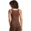 image:imageJockey Womens Loungewear Cotton Stretch Ruched TankCoffee