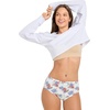image:imageJockey Womens Underwear 100 Cotton Elance Hipster  3 PackFuture DuskGrape Brush DotFloral Wallpaper