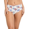 image:imageJockey Womens Underwear 100 Cotton Elance Hipster  3 PackFuture DuskGrape Brush DotFloral Wallpaper