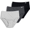 image:imageJockey Womens Underwear 100 Cotton Elance Hipster  3 PackGrey HeatherCharcoal HeatherBlack