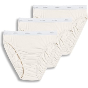 image:imageJockey Womens Underwear 100 Cotton Classic French Cut  3 PackIvory