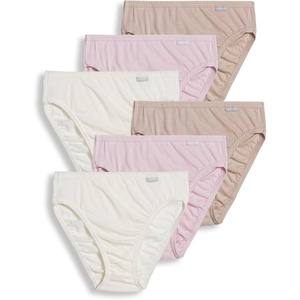 image:imageJockey Womens Underwear 100 Cotton Elance French Cut  6 PackIvoryLightPink Shadow