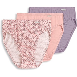 image:imageJockey Womens Underwear 100 Cotton Elance Hipster  3 PackLilac DreamsFloral WishBlush Pink