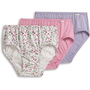 image:imageJockey Womens Underwear 100 Cotton Elance Hipster  3 PackPressed Petals