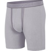 image:imageJockey Mens Underwear Chafe Proof Pouch Cotton Stretch 6 Boxer Brief  3 PackJust Past MidnightMid GreyBlack