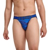image:imageJockey Mens Underwear Microfiber Stretch String Bikini  3 PackMajestic BlueOceanic CamoOutrageous Blue