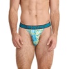 image:imageJockey Mens Underwear Microfiber Stretch String Bikini  3 PackNorthern LightPsychedelicTrue Navy
