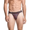 image:imageJockey Mens Underwear Microfiber Stretch String Bikini  3 PackStriated Steel