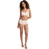 image:imageJockey Womens Underwear Organic Cotton Stretch Logo Modern Brief  3 PackFawn Sparkles